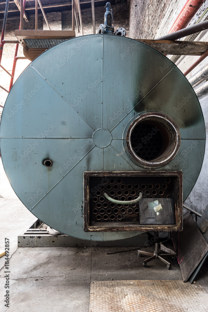 Fototapeta premium Kesselhaus einer alten Seifenfabrik