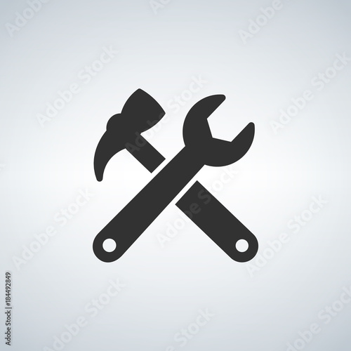 wrench hummer icon illustration