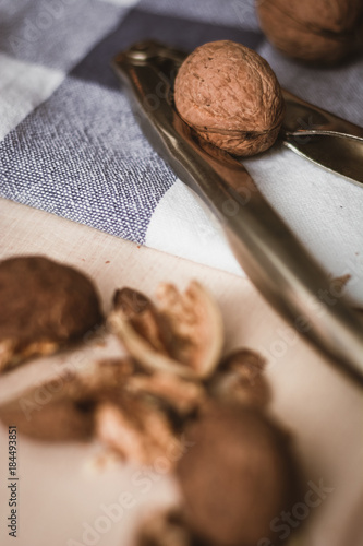 Fototapeta kuchenna walnut