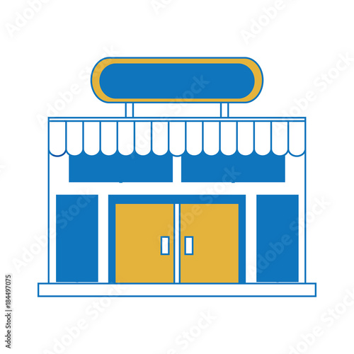 supermarket building icon