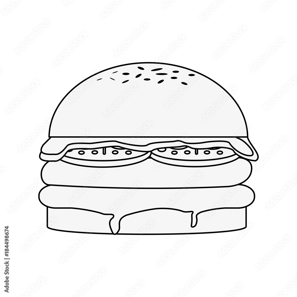 Hamburger fast food Hamburger fast food