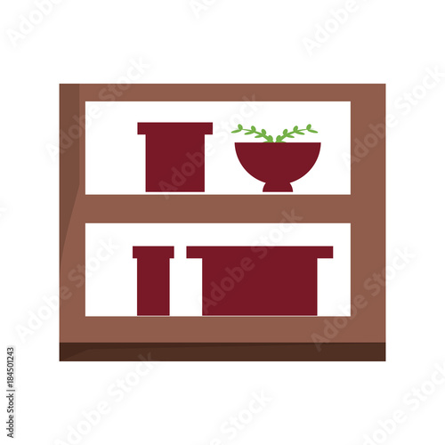  Shelves Unit design concept © djvstock