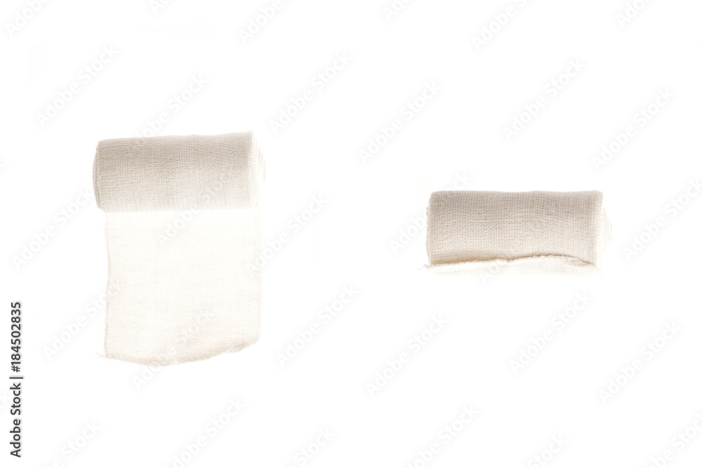 set of bandage isolated on the white background. set of bandage isolated on the white background.