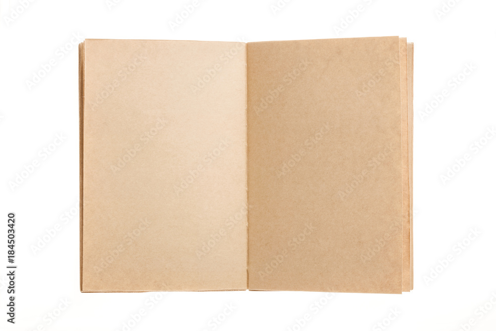 craft note spread isolated on the white background. craft note spread isolated on the white background.