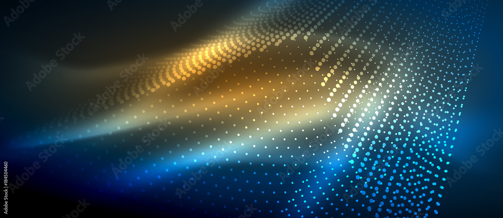 Neon light effects, particles Neon light effects, particles