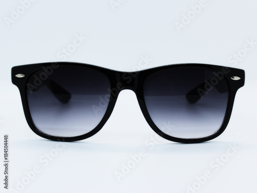 Glasses isolated from white background.