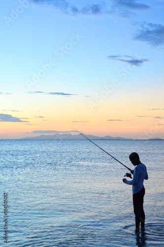 Venezuelan child fishing © Natali
