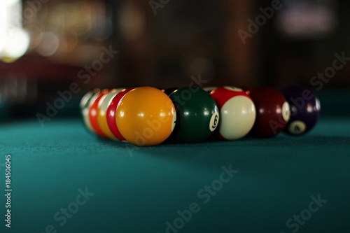 Playing pool