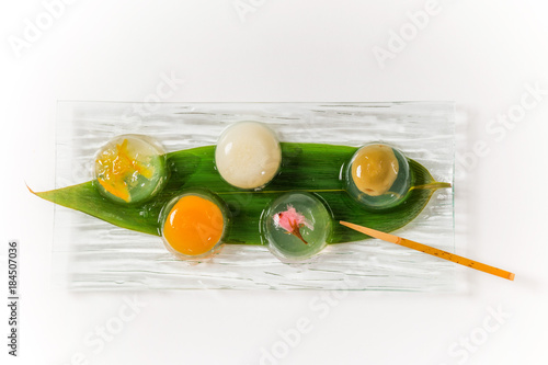 和風ゼリー　Sweet Japanese-style jelly dessert