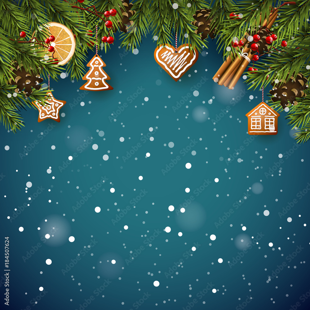 Traditional Christmas background Traditional Christmas background