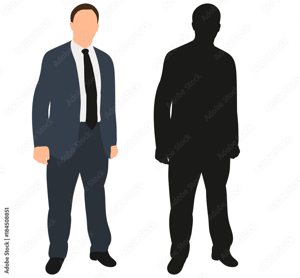 man with a tie without a face man with a tie without a face