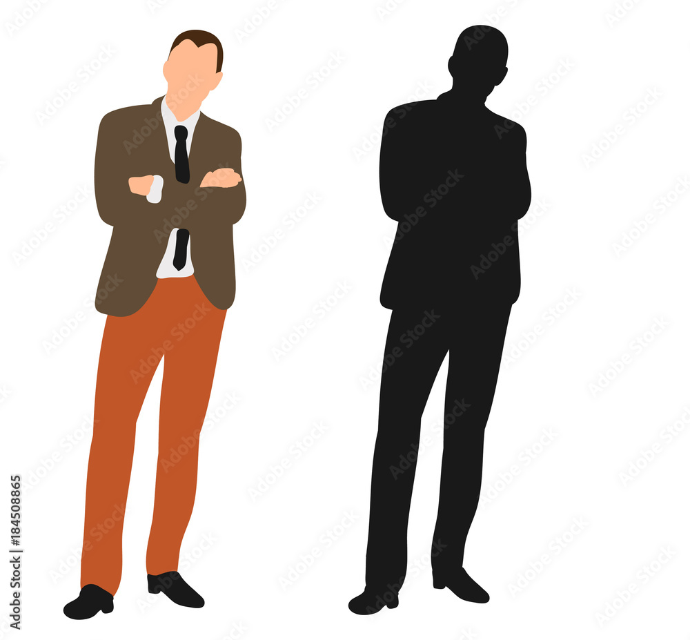 isolated man with a tie without a face isolated man with a tie without a face