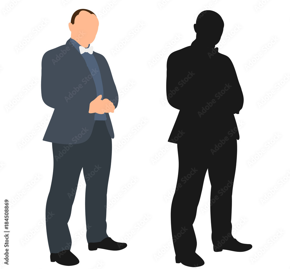 isolated man without a face isolated man without a face