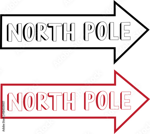 north pole sign