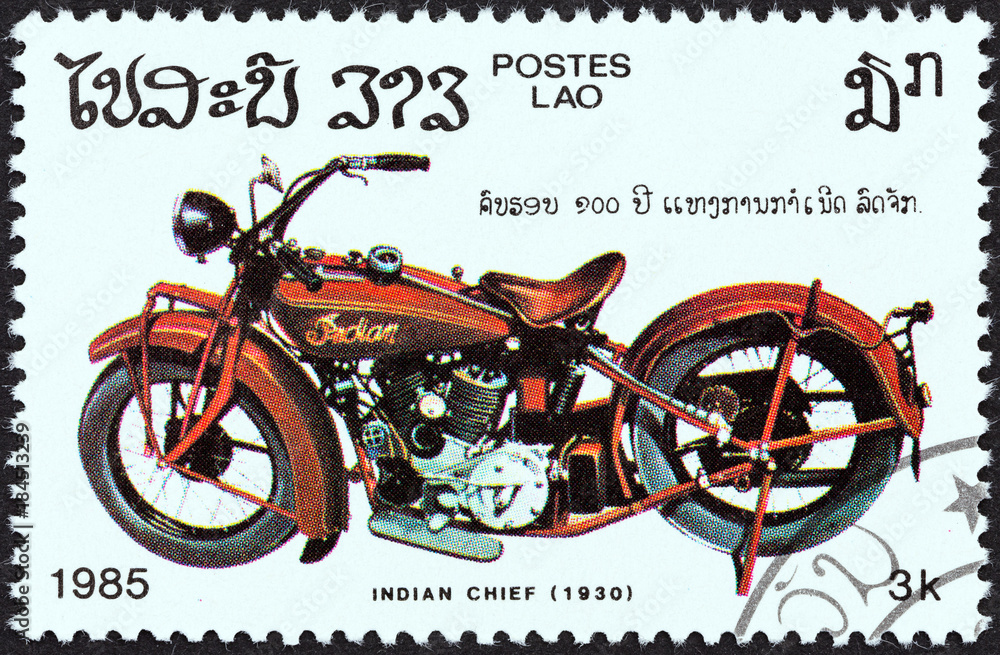 Obraz premium Indian Chief, 1930 (Laos 1985)