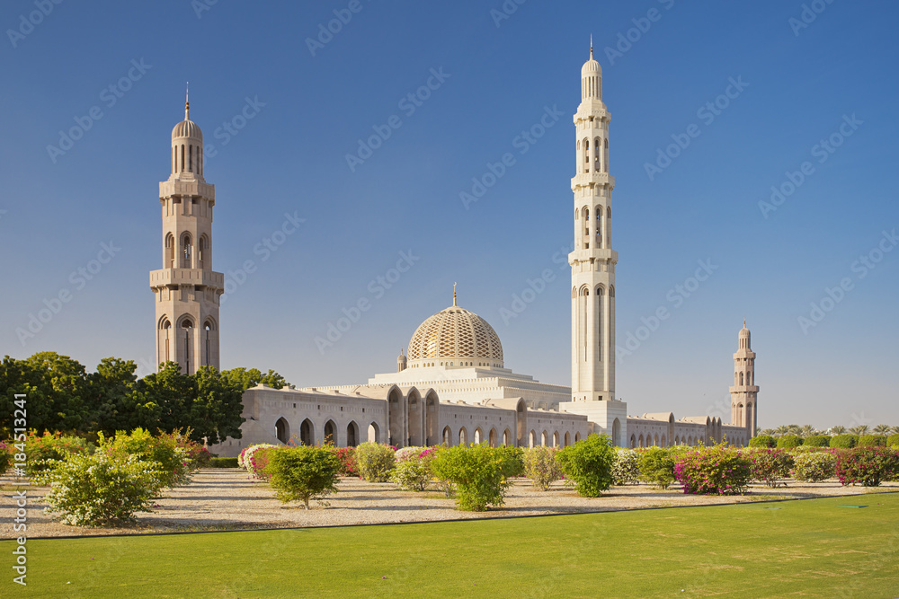 Grand Mosque in Oman Muscat 