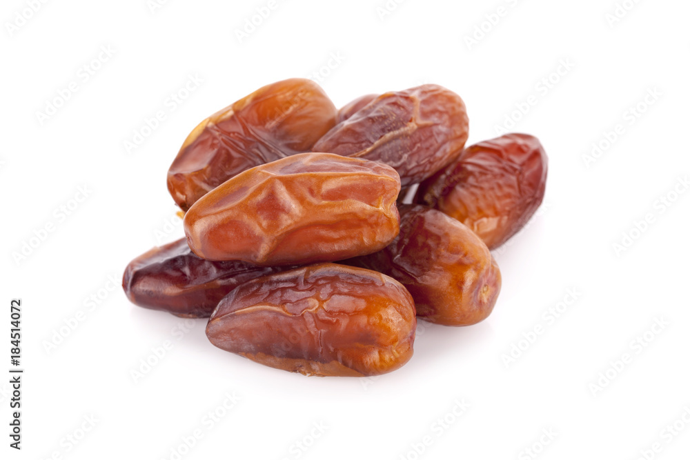 Dates isolated on white background Dates isolated on white background