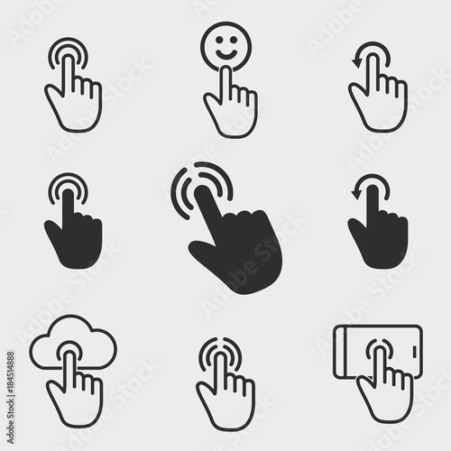 Touch icons set.