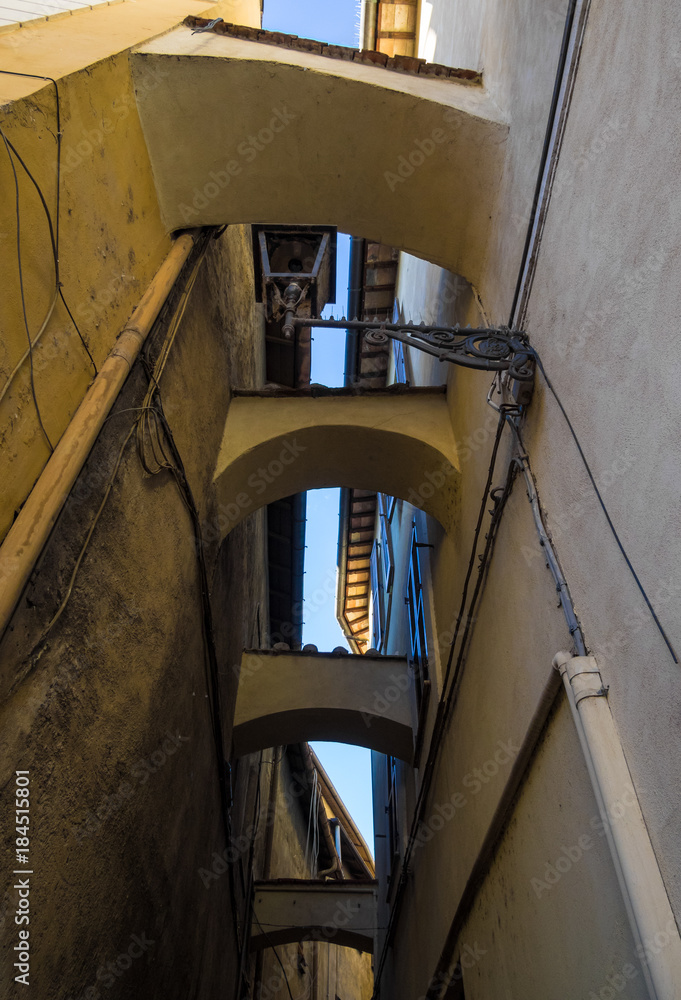 Fototapeta premium Terni, Italy - The historic center of Terni, the second biggest city of Umbria region, central Italy.