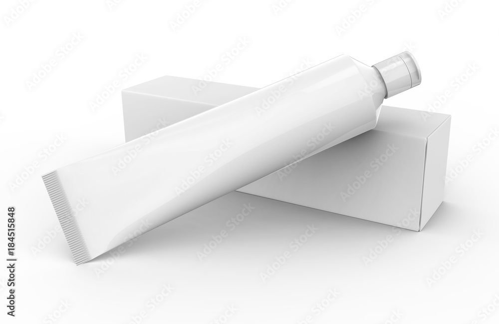 Toothpaste blank mockup Toothpaste blank mockup