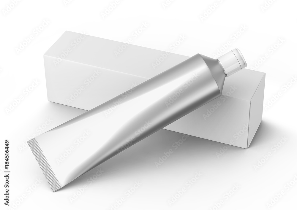 Blank toothpaste mockup Blank toothpaste mockup