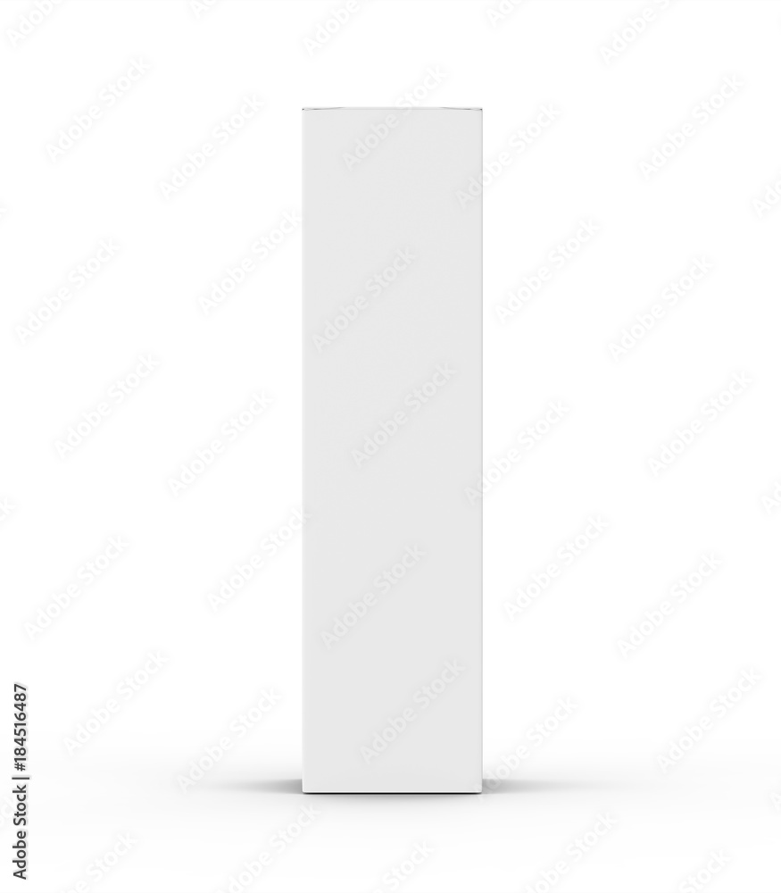 Stand tall paper box mockup