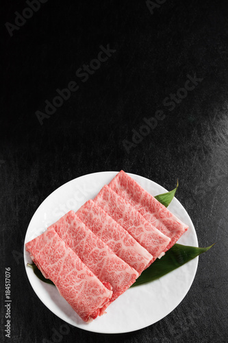 新鮮黒毛和牛肉 Fresh Japanese beef meat