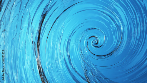 Photo Beautiful clear water swirl ,whirl or spinning background.