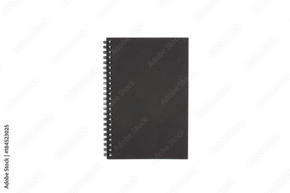 Notebook isolated on white background. Notebook isolated on white background.
