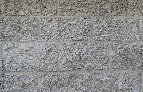 Texture of gray rough concrete surfaces with stripes