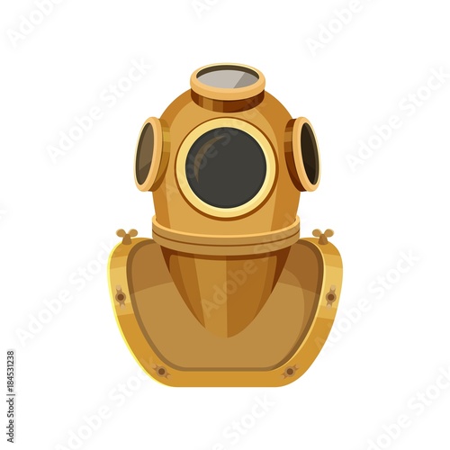 Diving helmet rigid head enclosure with breathing gas supply