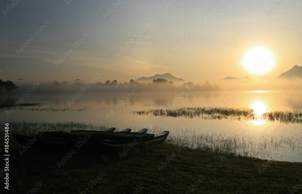 Kandamala Lake, close to Dambulla, Sri Lanka