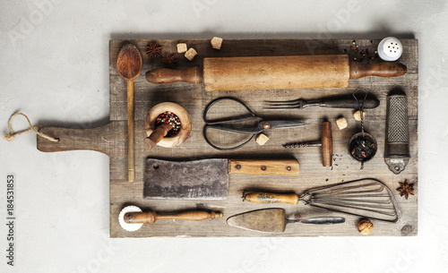 vintage cooking utensils