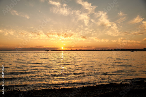 Sunset over Lake Constance