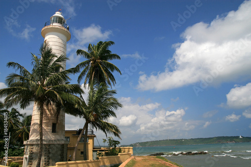 Lighthouse in fort of Galle, Galle, Sri Lanka