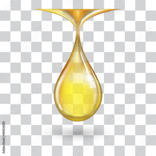 One big yellow drop