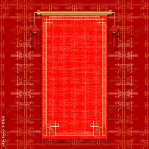East red scroll