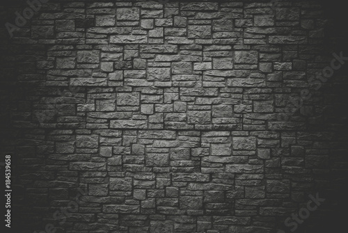 Wall made of stone. Background texture stone surface. The empty space in retro style
