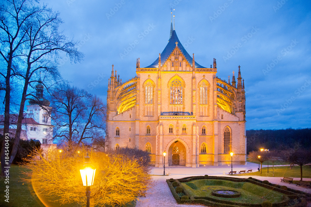 St. Barbora cathedral, national cultural landmark, Kutna Hora, Czech republic, Europe