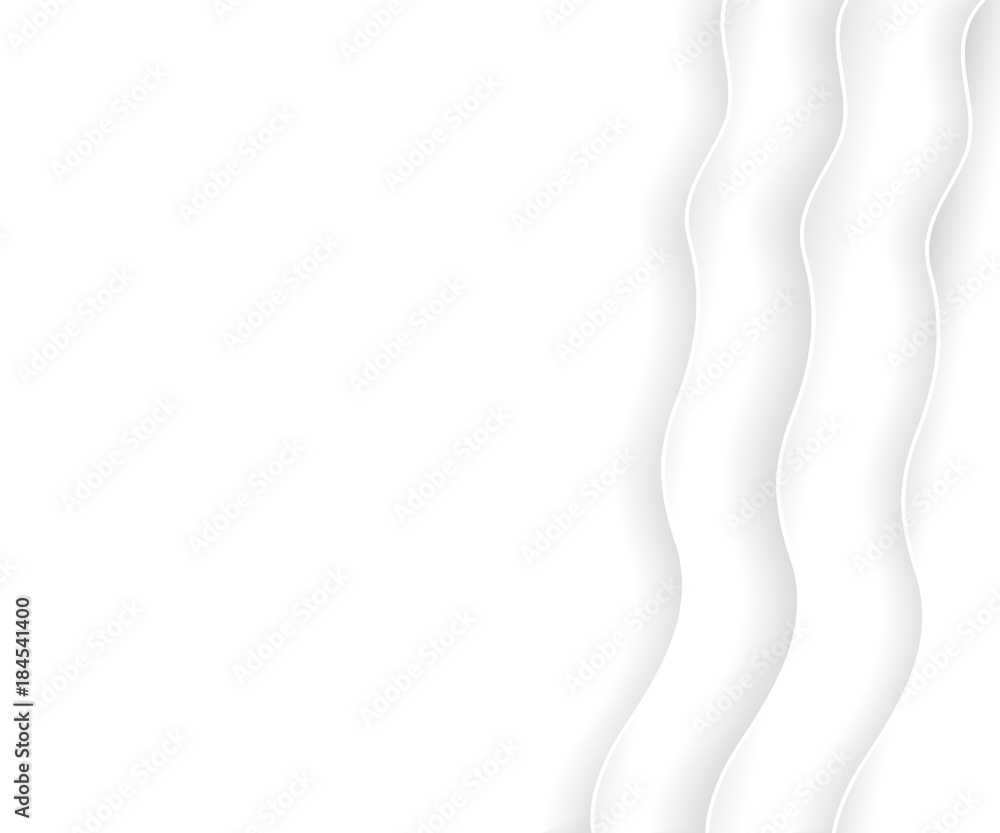 White paper cut abstract background. White paper cut abstract background.