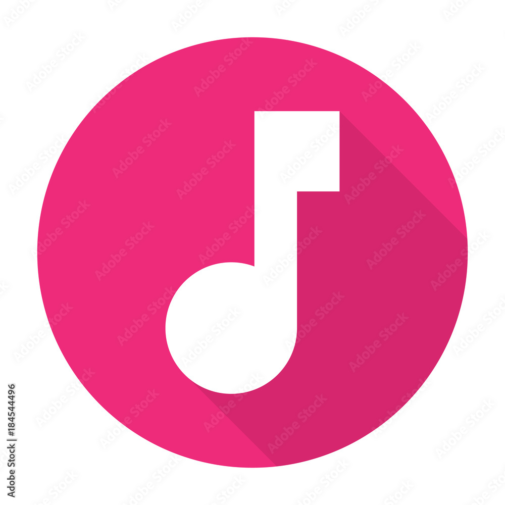 Music note Icon Flat Music note Icon Flat