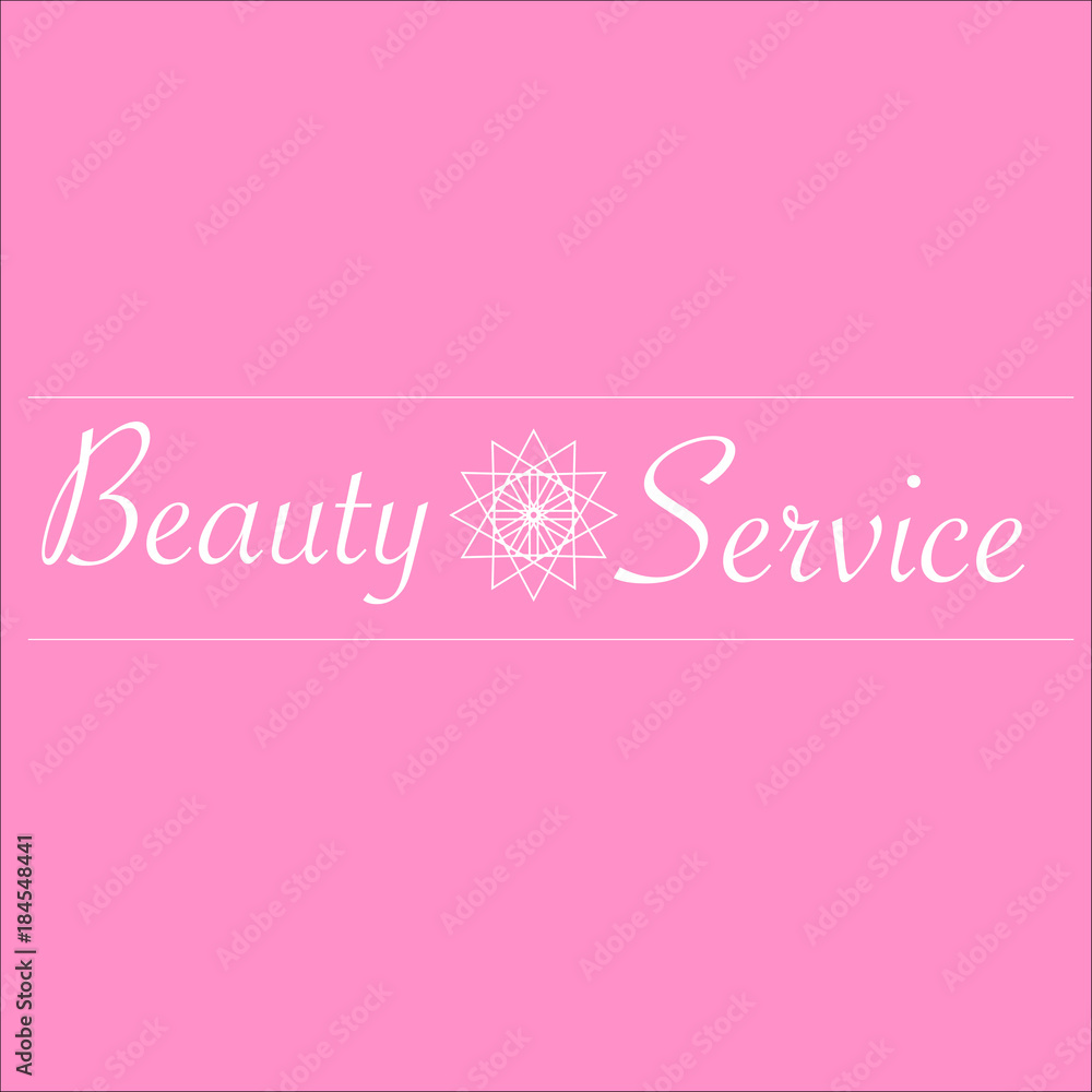 beauty service logo