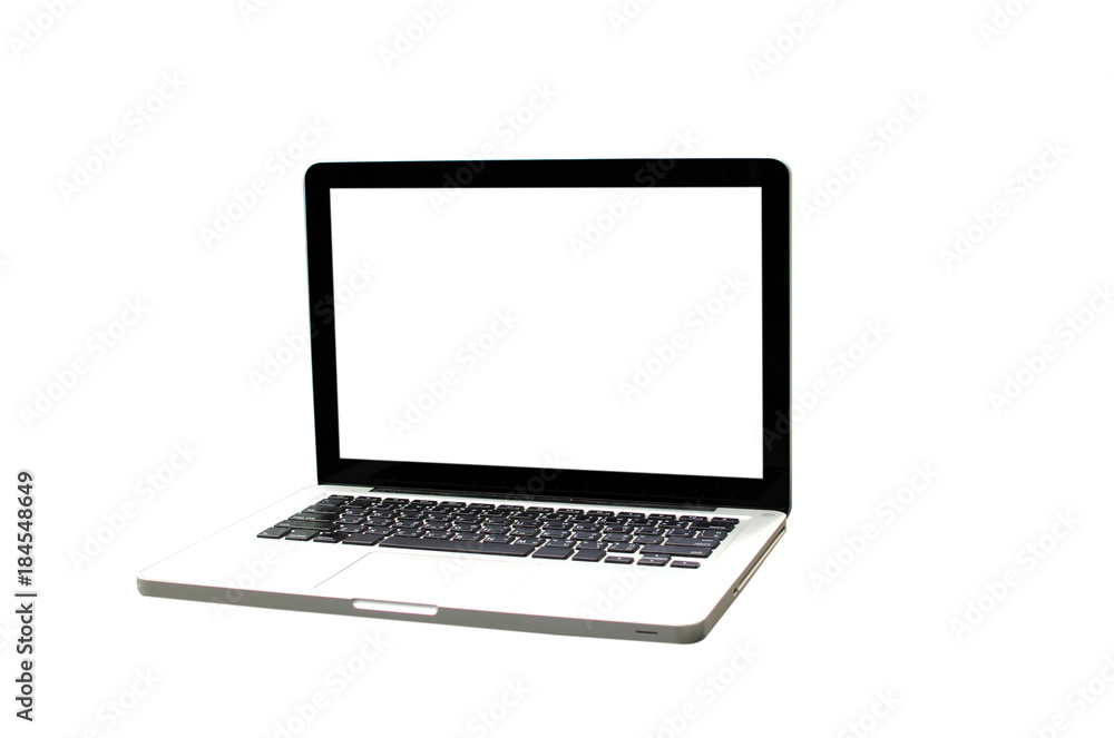 Laptop computer White background Laptop computer White background