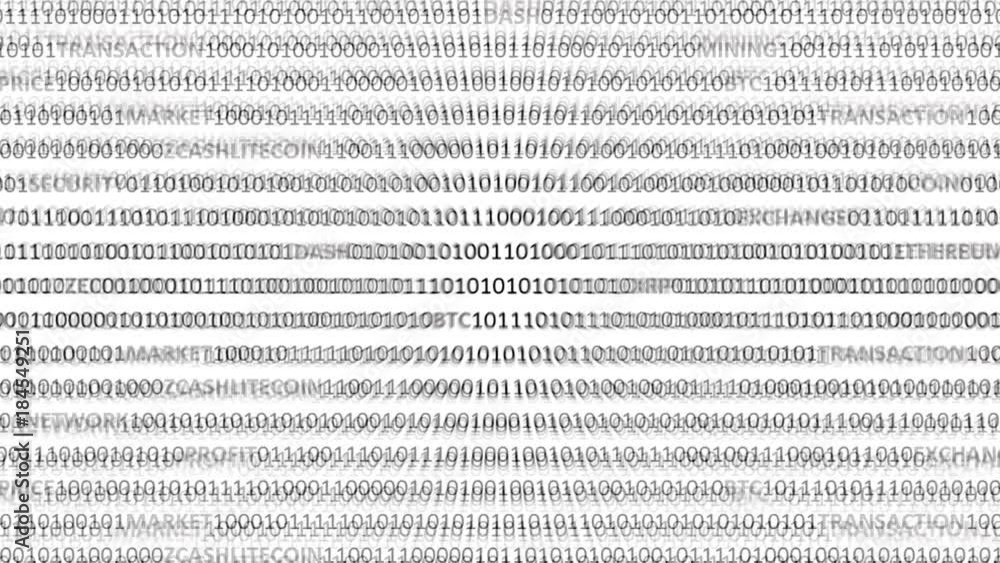 Cryptocurrency on a digital background. Cryptocurrency on a digital background.