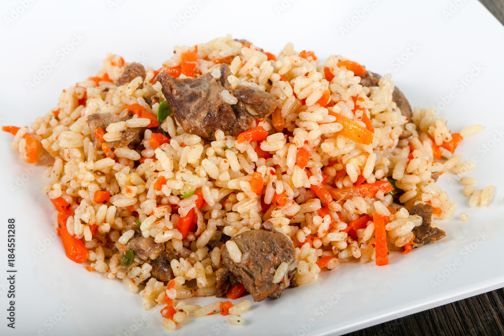Asian rice - Plov Asian rice - Plov