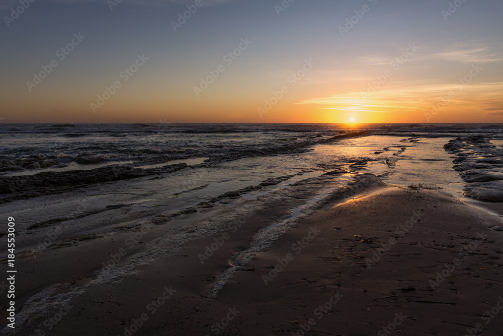 La spiaggia della Scala dei Turchi al tramonto, Sicilia