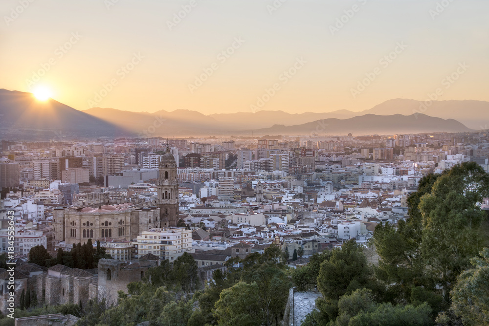 Malaga Sunset