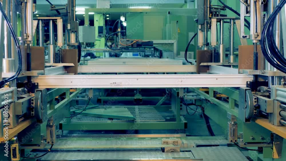 Modern production line assembling products. Timelapse. Modern production line assembling products. Timelapse.