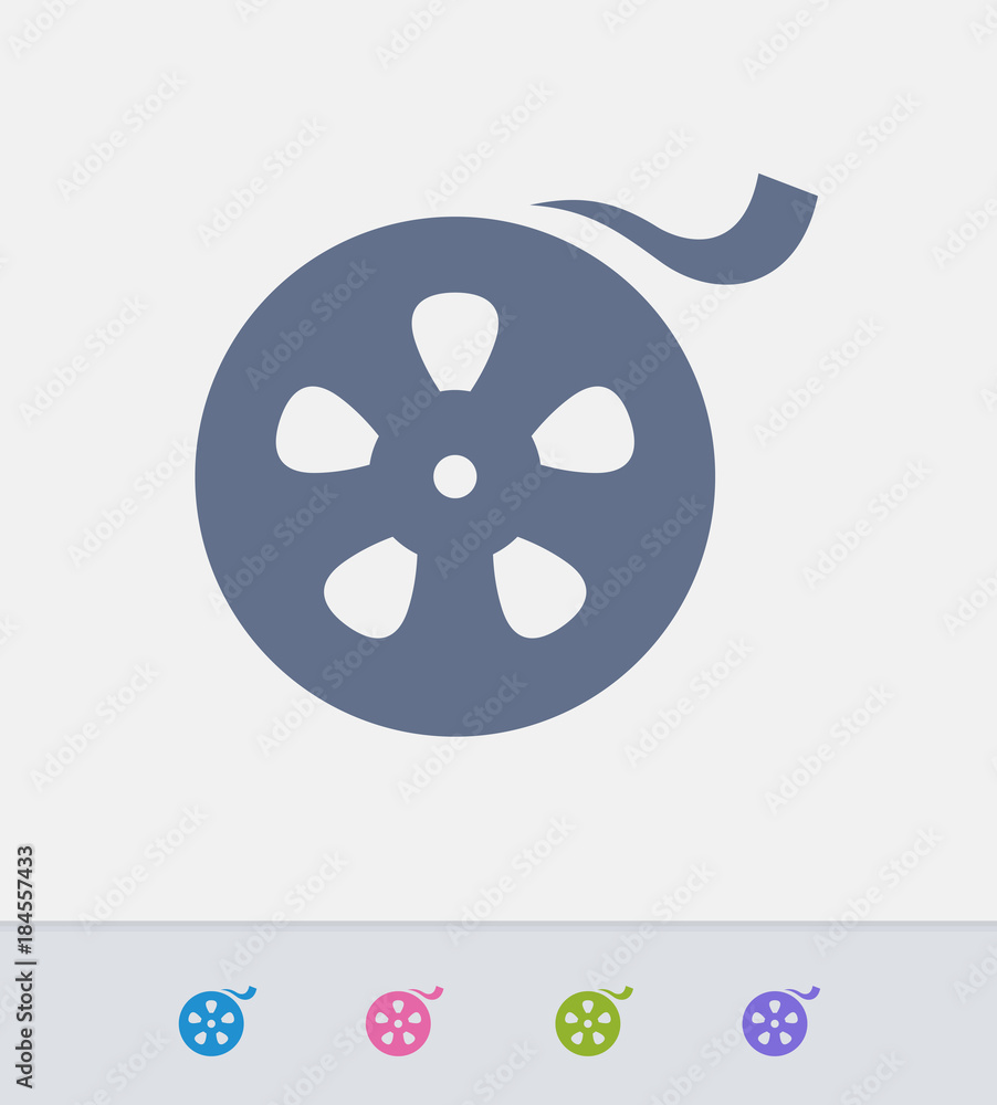 Film Reel - Ants Icons. A professional, pixel-aligned icon. 