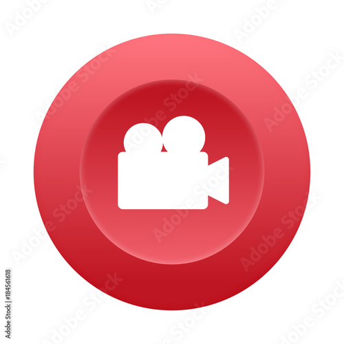 Runder 3D Button - Digitalkamera